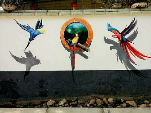 民权视觉错位-3D墙绘设计