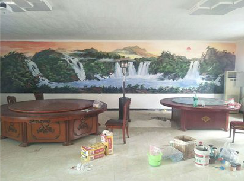 民权墙绘-写实风景