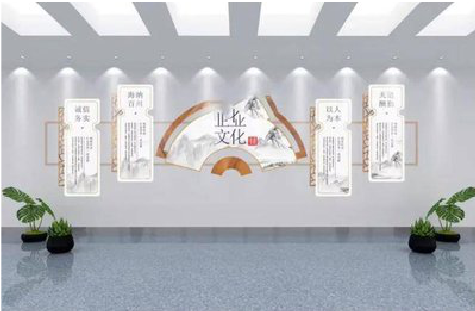 民权企业文化墙设计的核心要素。