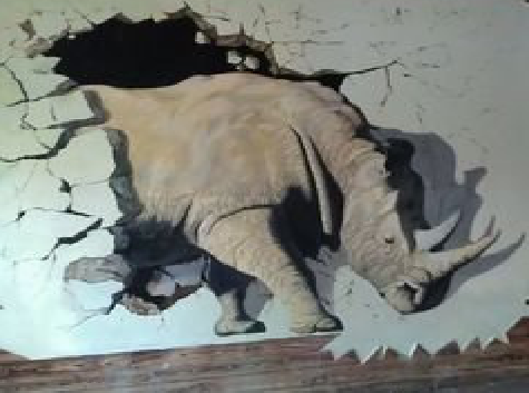 民权在墙绘中，如何绘制3D效果？