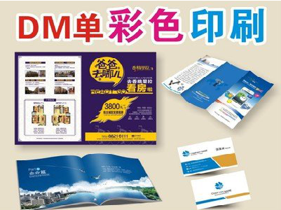 民权单页印刷，色彩搭配简单。