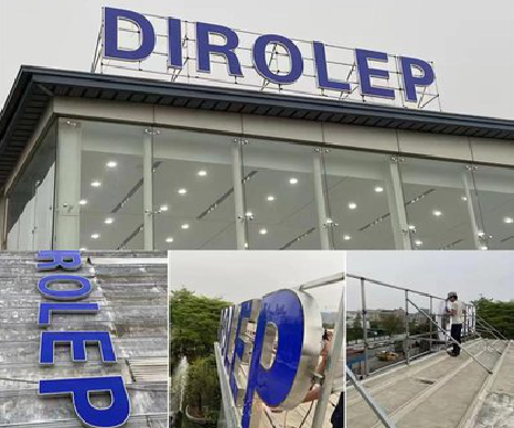 民权楼顶发光字安装的注意事项。